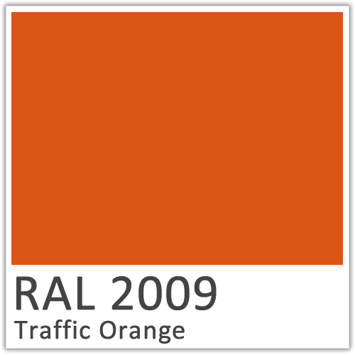 RAL 2009 Traffic Orange non-slip Flowcoat